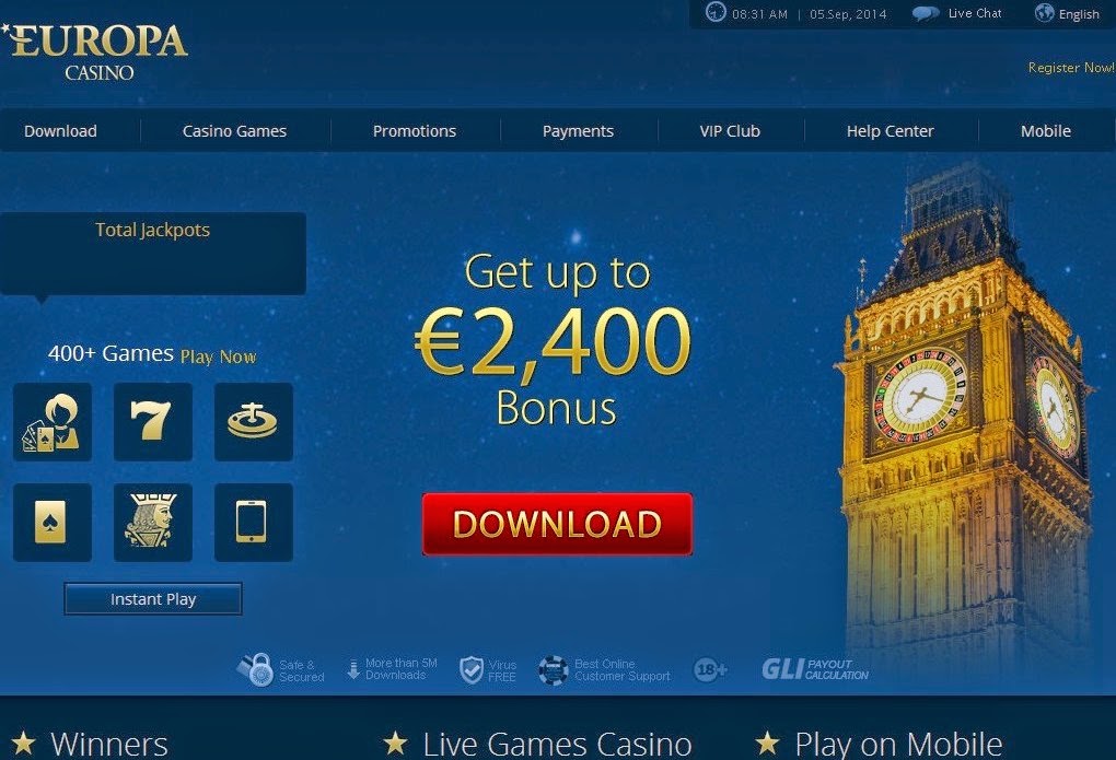 europa casino онлайн